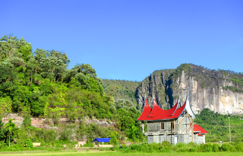 Gadang House from Harau Valley, West Sumatra