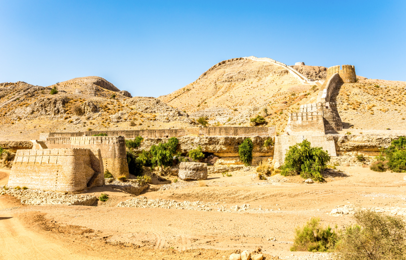 View at the Ranikot fort also known as the Great Wall of Sindh View at the Ranikot fort also known as the Great Wall of Sindh