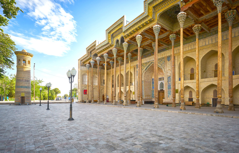 Bolo Haouz Mosque in Bukhara