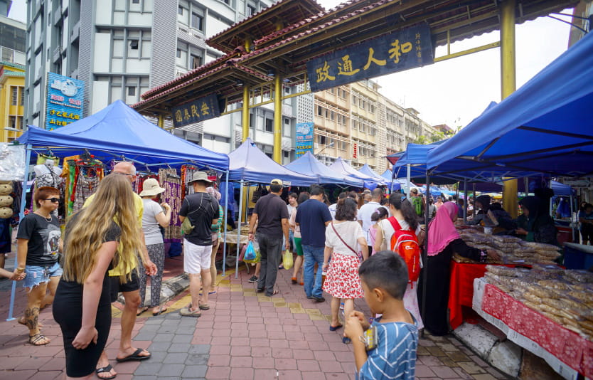 Gaya Street, city center