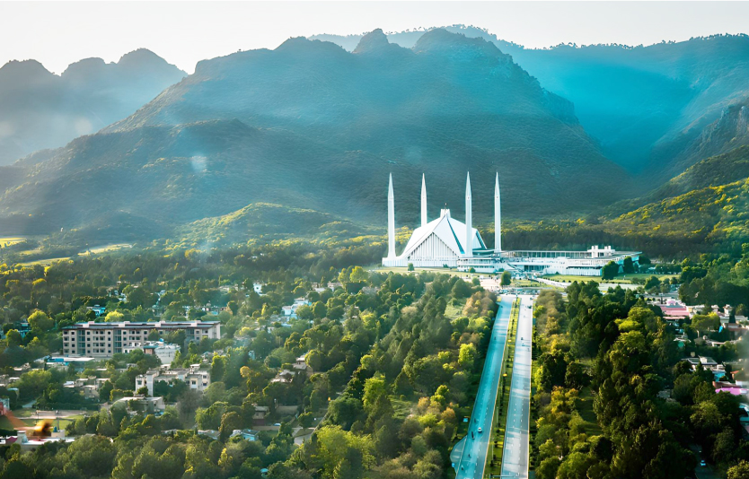 Islamabad, the capital of Pakistan, is located inside the federal Islamabad Capital Territory