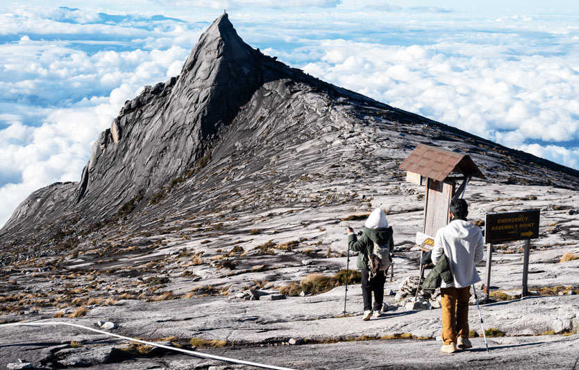 Mount Kinabalu is the tallest mountain in Malaysia and Borneo