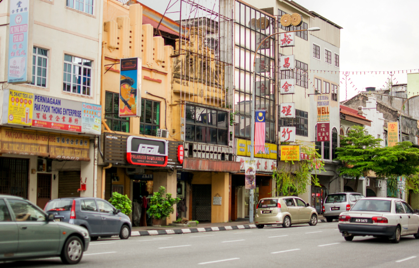 Ipoh city in Malaysia