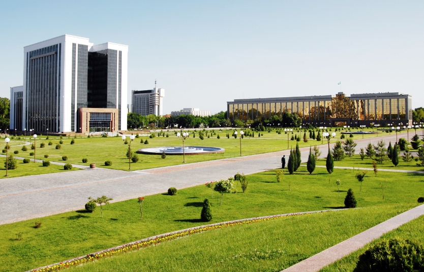 Amir Timur Square is one of the most Tashkent places to visit Amir Timur Square is one of the most Tashkent places to visit