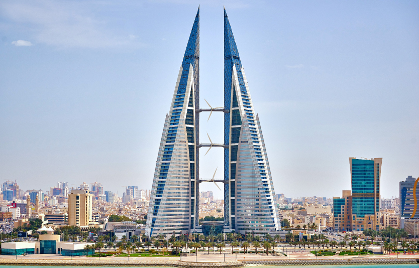 Bahrain World Trade Center in Manama  