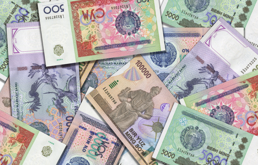 Banknotes of currency in Uzbekistan