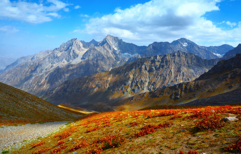 Pamir-Alay Mountain ranges in Uzbekistan