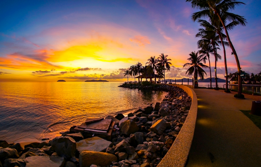 Tanjung Aru Beach is one of the most popular beaches in Sabah Malaysia for both locals and tourists 