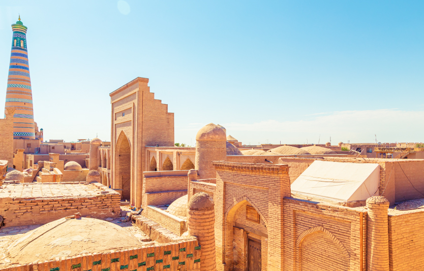 The Silk Road Uzbekistan was a network of trade routes that connected the East and West