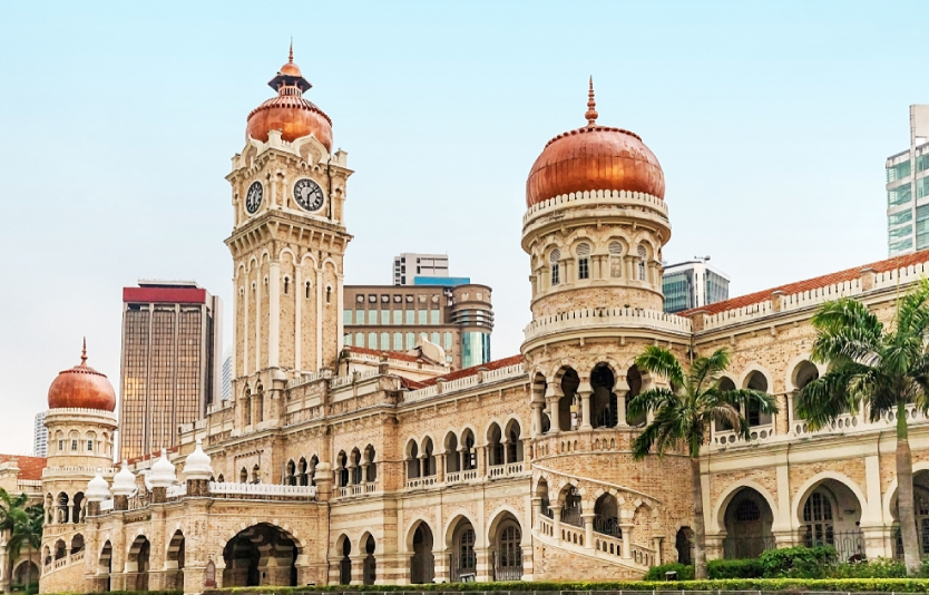 The Sultan Abdul Samad Building is one of Kuala Lumpur's oldest Moorish-style buildings    