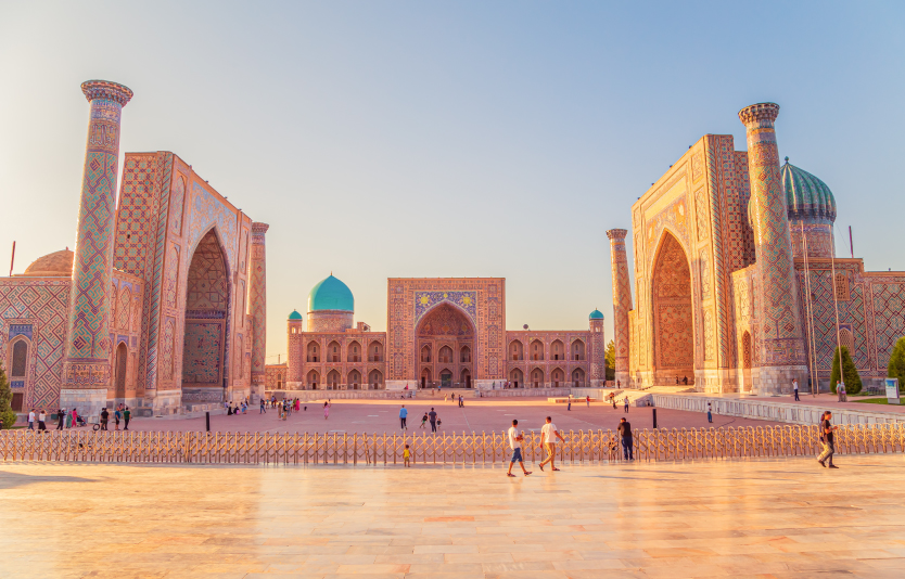 The Registan is probably the most famous tourist destination in Uzbekistan