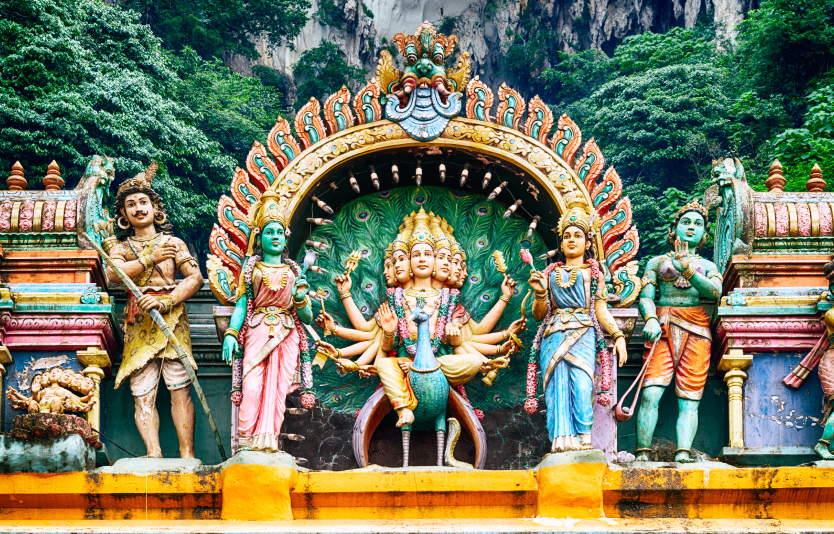 Batu Caves is a captivating blend of natural beauty and cultural importance 