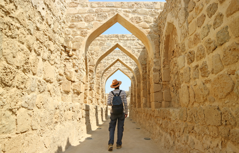 Inside the Bahrain Fort Inside the Bahrain Fort