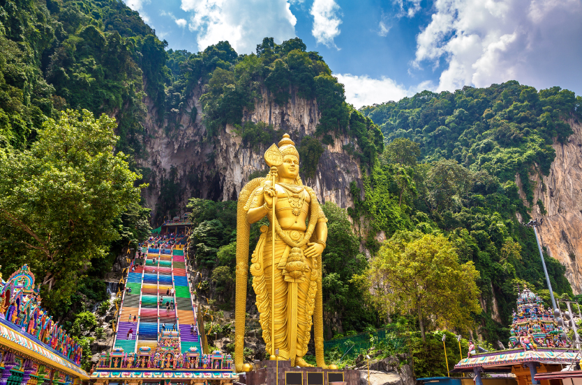 The Batu caves in Selangor The Batu caves in Selangor