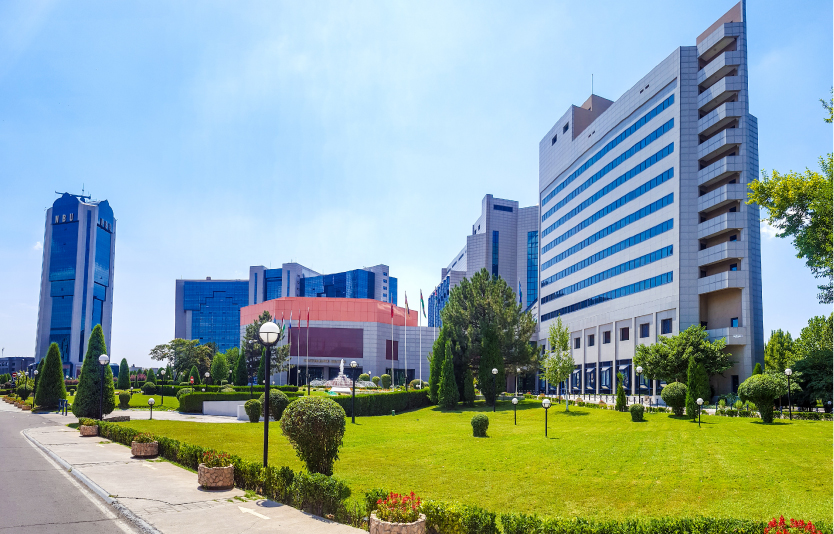 You can exchange money for Uzbekistan Som at banks