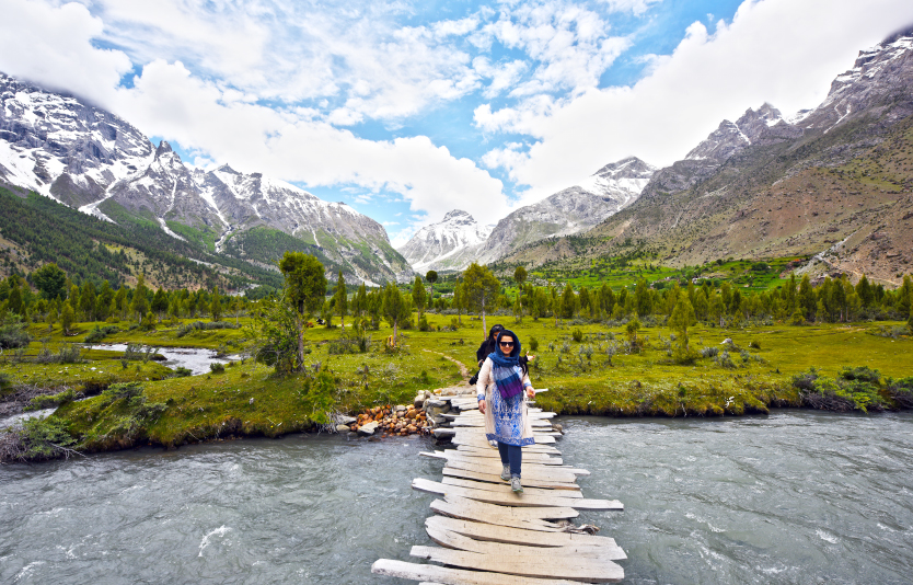 Basho Meadow is a beautiful place to see in Pakistan for international tourists