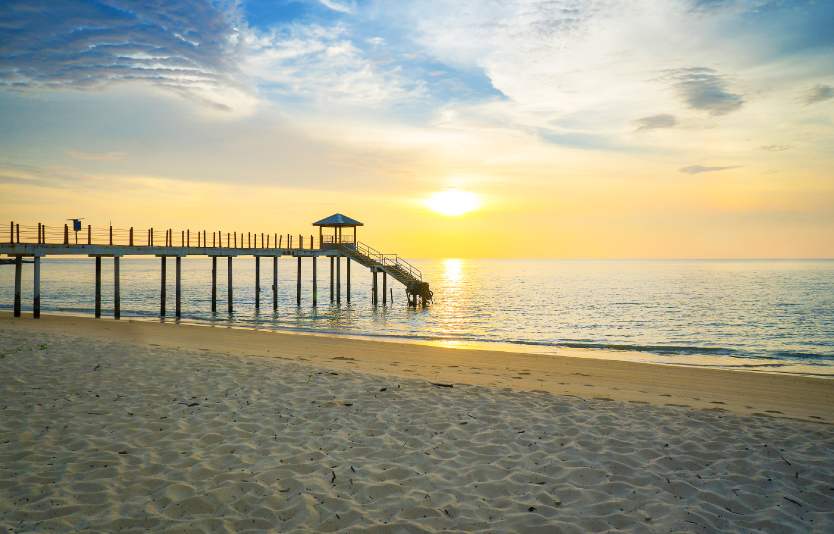 Pantai Kerachut is a remote beach in Penang, Malaysia