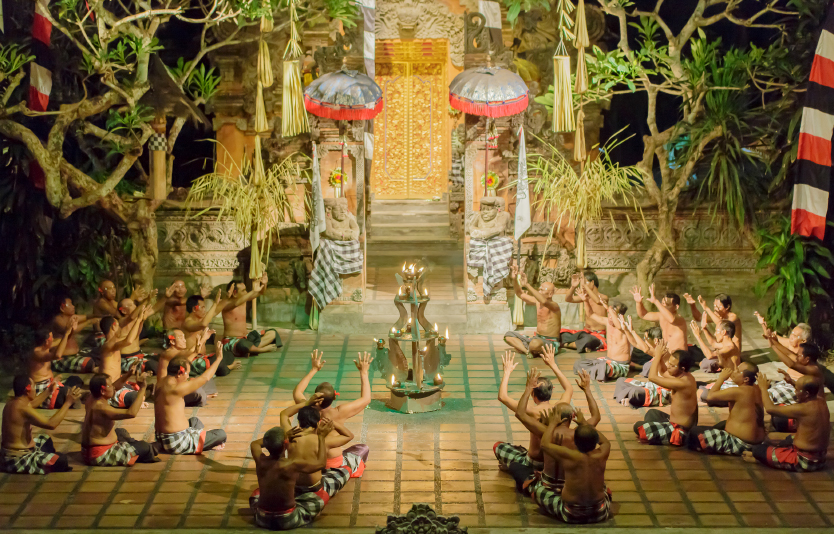 The Kecak Dance is a stunning example of Balinese traditional performance 