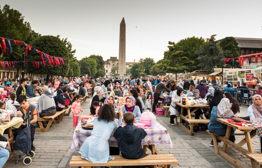 The Muslim holy month of Ramadan is observed by fasting from sunrise to sunset The Muslim holy month of Ramadan is observed by fasting from sunrise to sunset