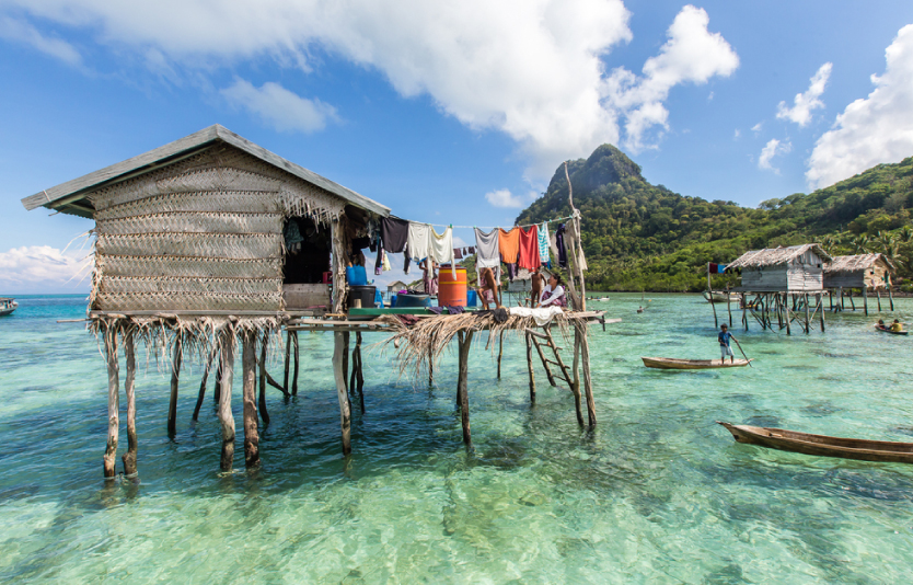 The Sea Gypsies live a nomadic lifestyle centered around fishing and freediving 