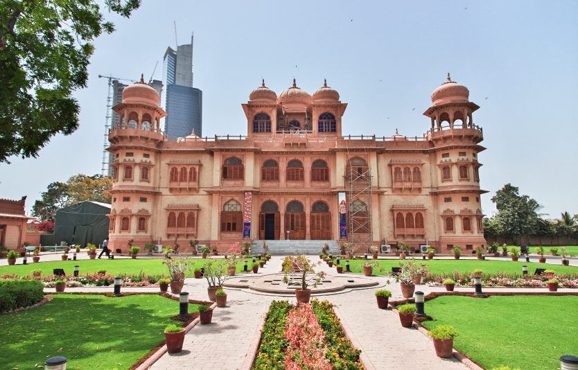The striking Mohatta Palace was constructed in the late 19th century 