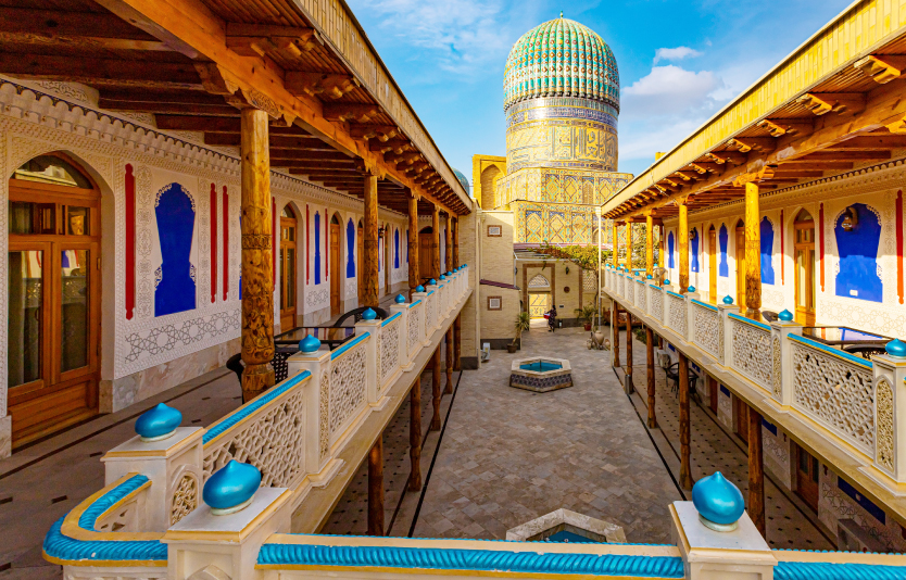 Bibi-Khanym Mosque was constructed in the early 15th century