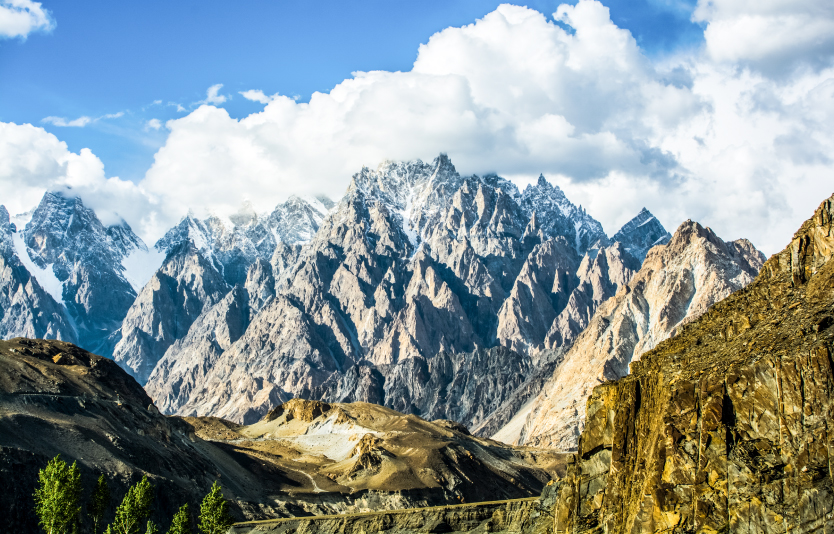 Few people have ascended the heights of Passu Cones