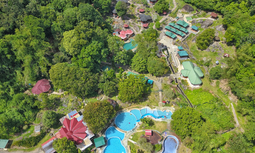 Poring hot springs is a perfect place for visitors to unwind