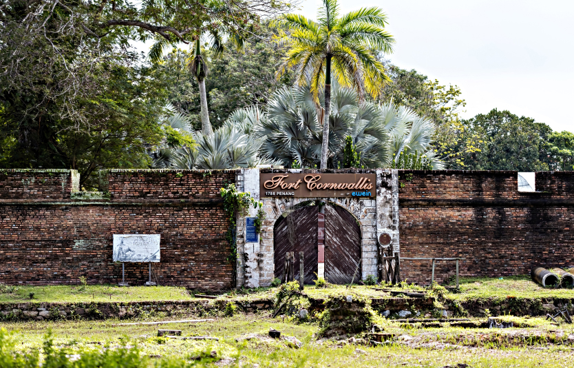 Fort Cornwallis is an interesting place to see in Penang, Malaysia