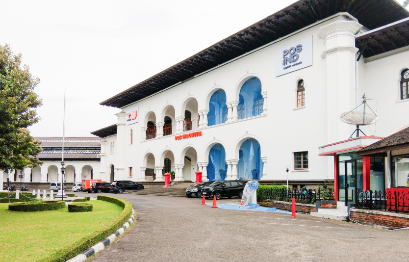 Museum Pos Indonesia, located in the right wing of the iconic Gedung Sate in Bandung