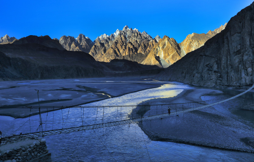 Passu Bridge Viewpoint