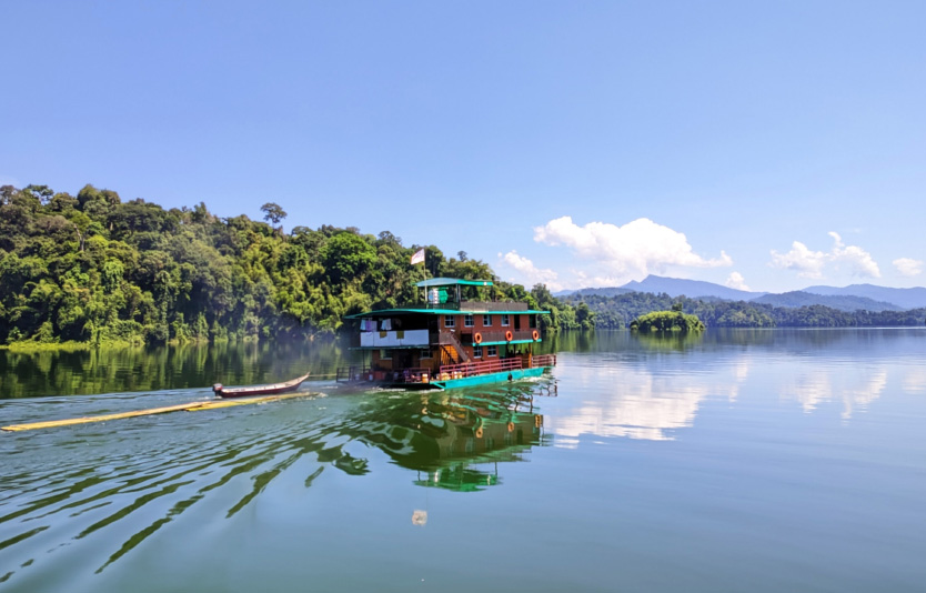 Royal Belum's a traditional houseboat