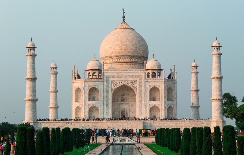 Taj Mahal is a UNESCO World Heritage site in India