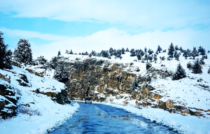 Winter transforms Quetta