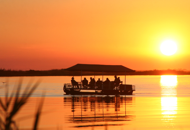 Sunset Boat Safari on the Kafue River