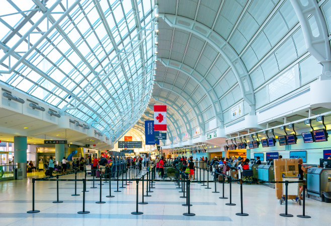 Pearson International Airport interior architecture