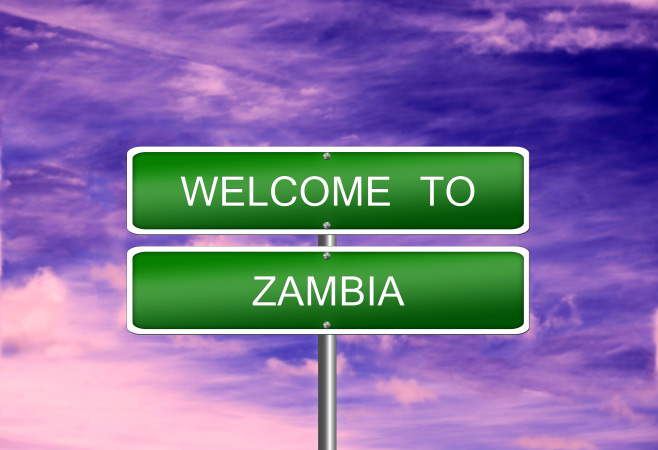 Zambia welcome sign post travel immigration